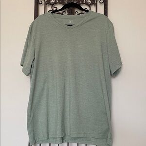George Sage Green Crew V-Neck Tee XL